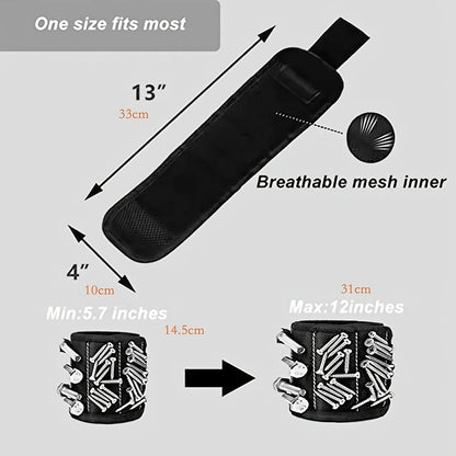 Magnetic Wristband for Holding Screws , Sewing , Cool Gadget for Men & Women