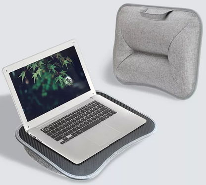 Laptop Desk With Cushion, Filled with Foam Particles, Small Pillow Table, Large Mouse Pad